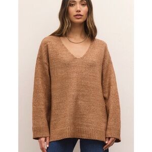 Z Supply Luxe Modern V-Neck Sweater
